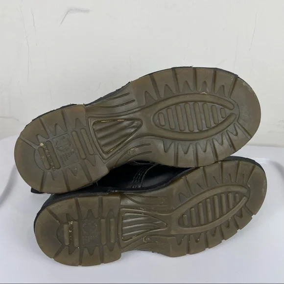 RARE Doc Martens NP5D Black Leather Boots Made in England UK Sz 8 - Picture 13 of 13